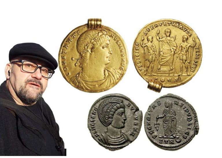 Стефан Пройнов: Рядък златен медальон на Константин
